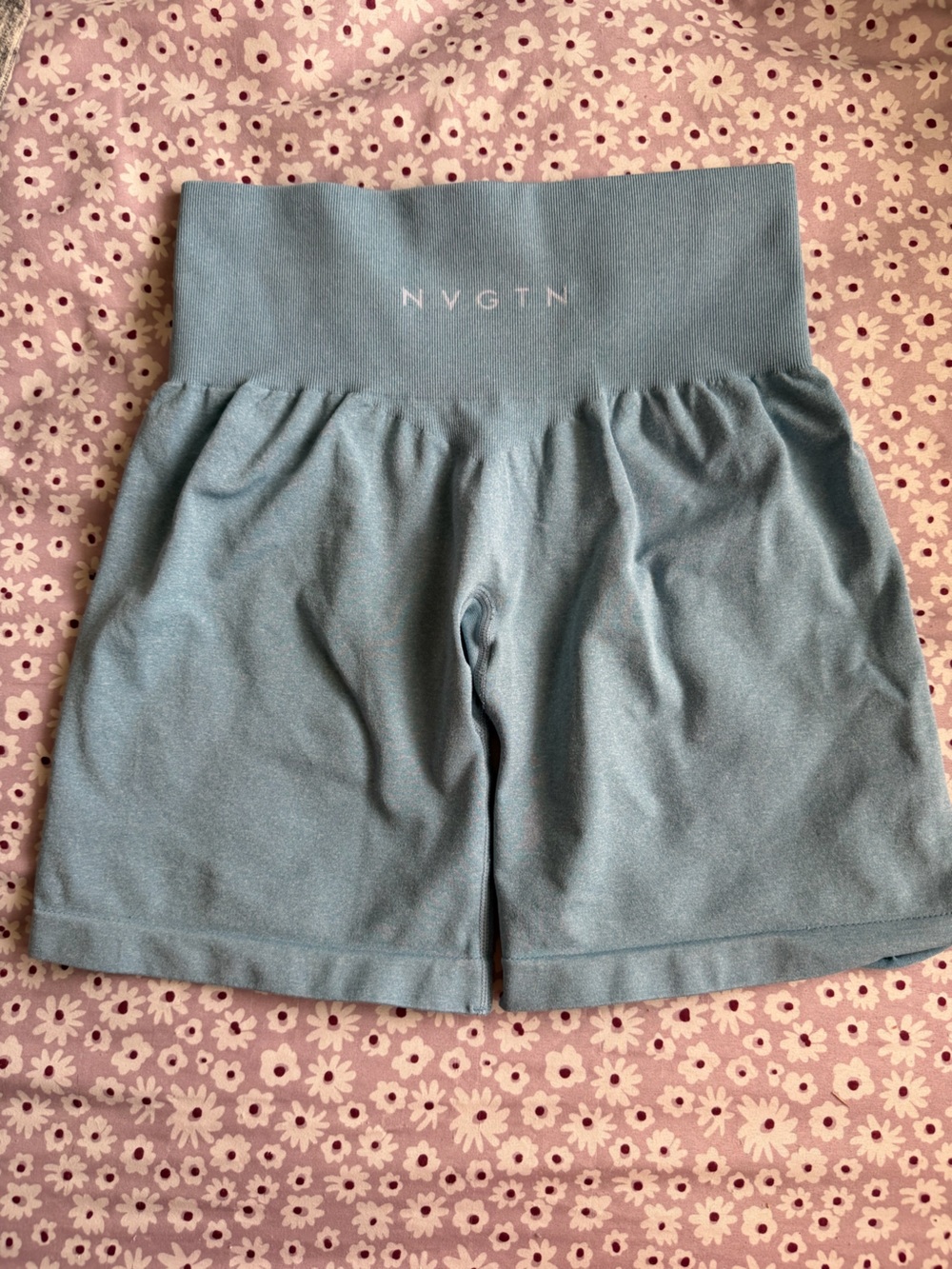 Women’s NVGTN Shorts in Dusty Teal - Size S
